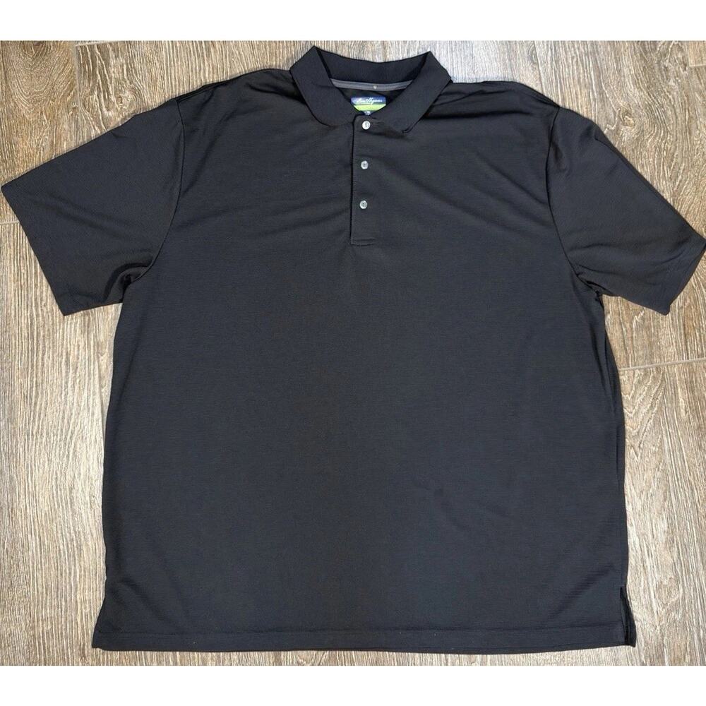 Ben Hogan Performance Mens Golf Polo Shirt Black Size 3XL XXXL Short Sleeve